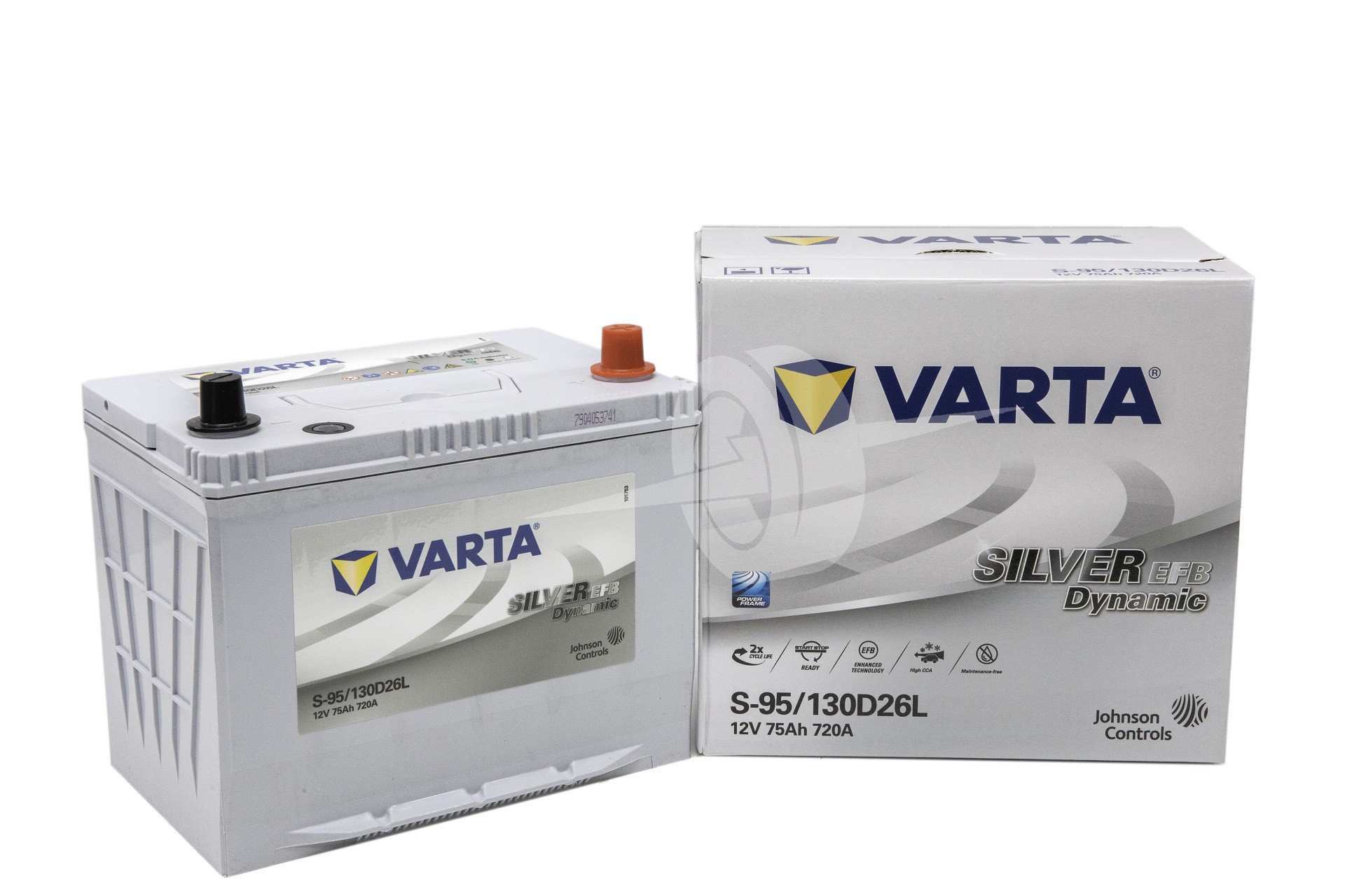 Buy Varta Battery S95/130D26L/R Silver Dynamic EFB Online