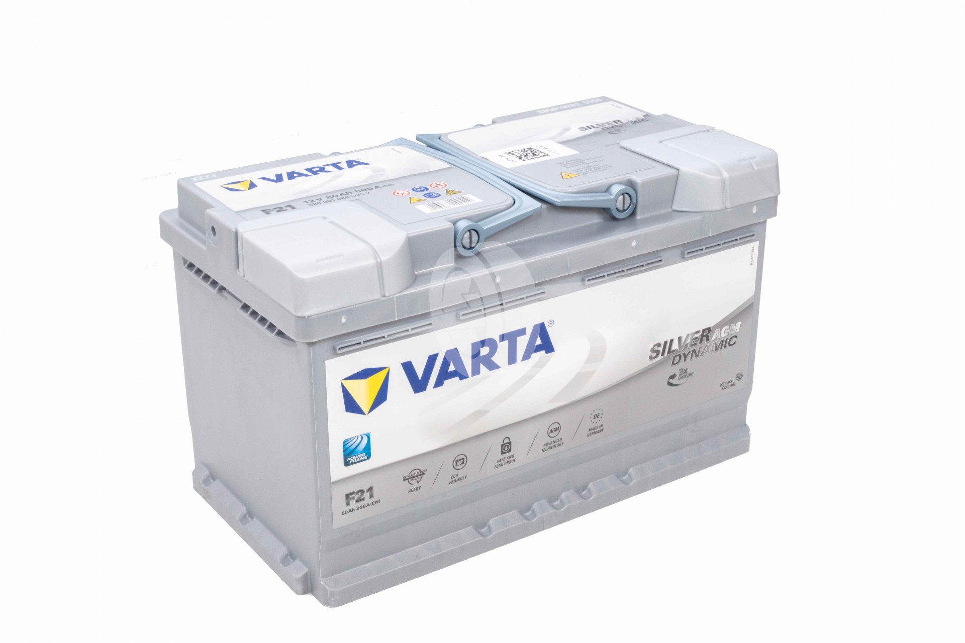 80Ah F21 Varta Silver Dynamic AGM | Made in Germany