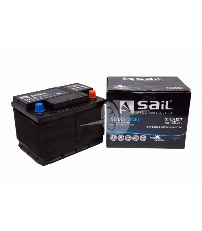 Buy 56535 DIN60 Sail Silver Technology Online Singapore | Ace Batteries and Tyres