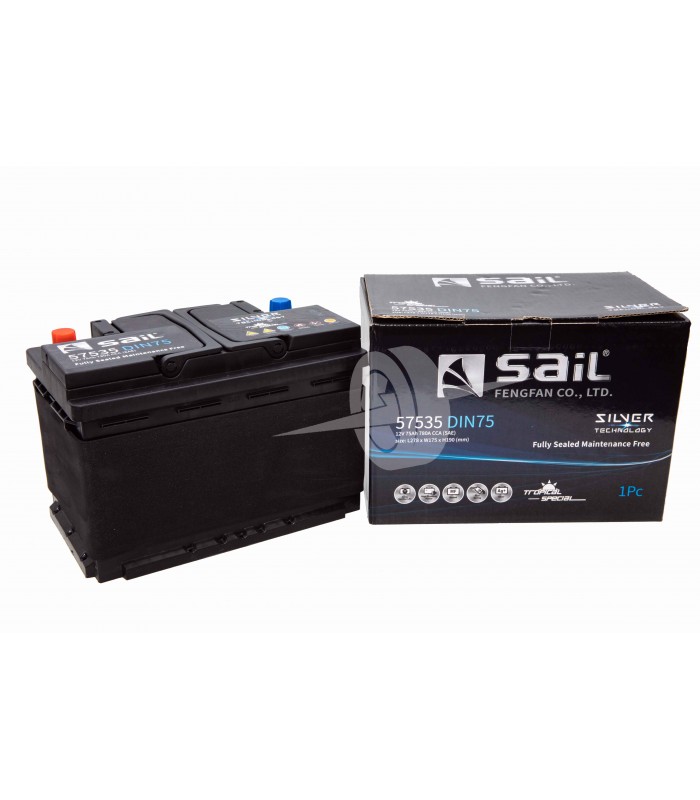 Buy 57535 DIN75 Sail Silver Technology Online Singapore | Ace Batteries and Tyres