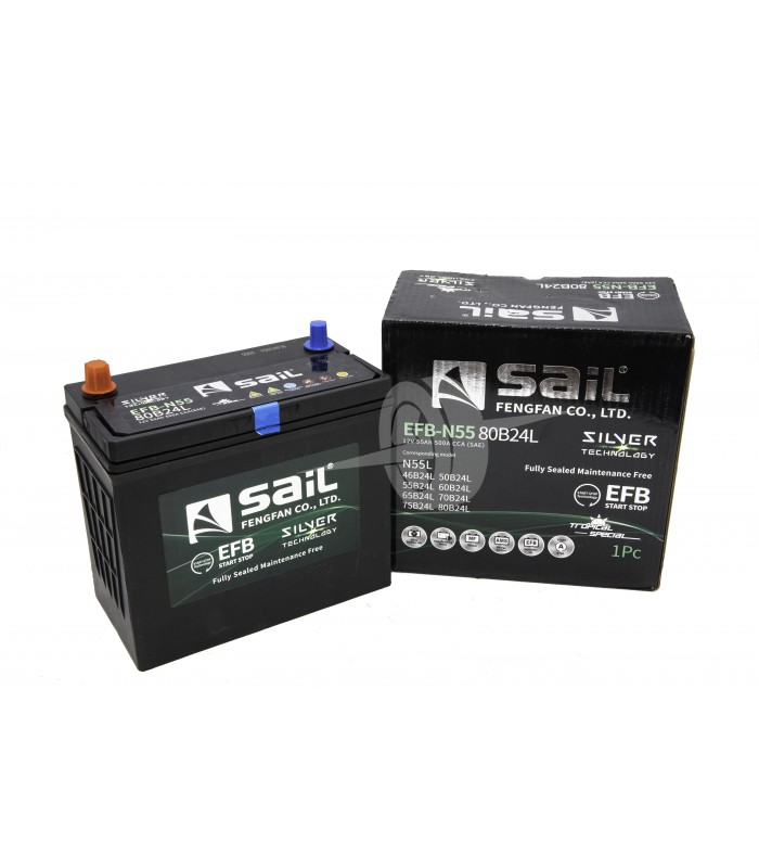 Buy N55/80B23L Sail EFB Online Singapore | Ace Batteries and Tyres