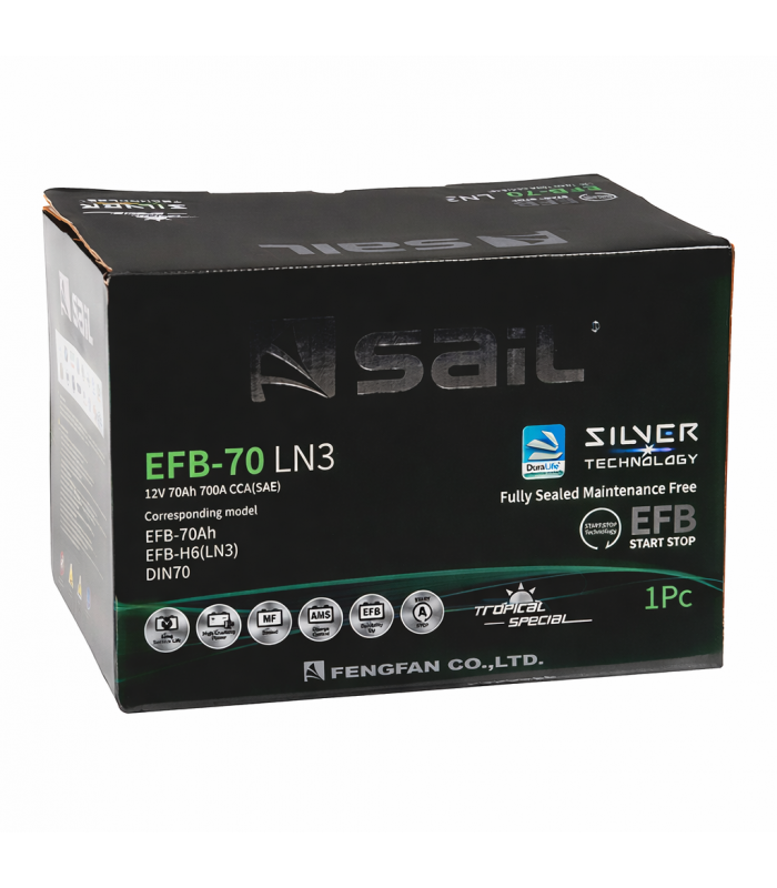 Buy 70Ah DIN70 EFB Online Singapore | Ace Batteries and Tyres