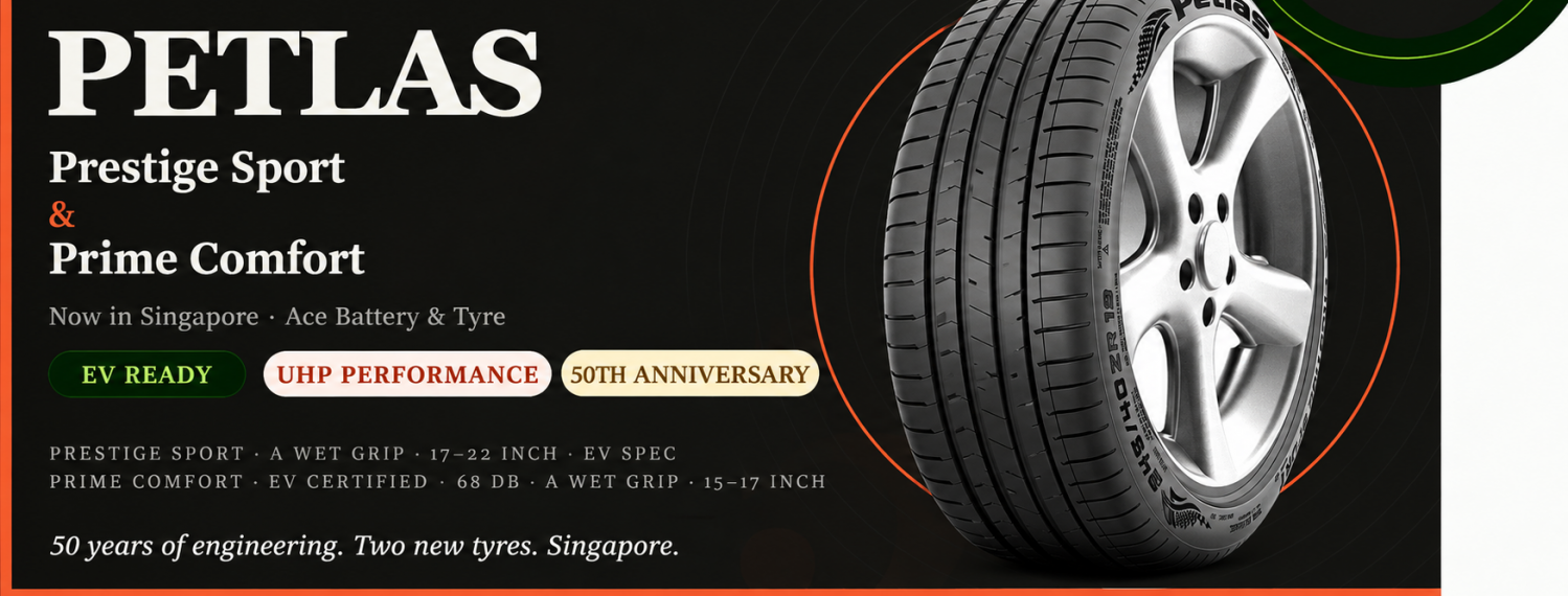 Petlas Prestige Sport & Prime Comfort: Singapore's Most Anticipated Tyre Launch